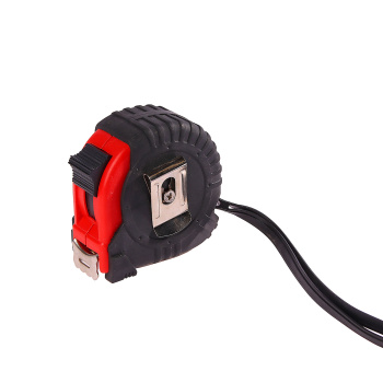 Рулетка  3м х18мм резино-пластик. корпус стальная лента фиксатор Домострой *12/120 Рулетка  3м х18мм резино-пластик. корпус стальная лента фиксатор Домострой *12/120