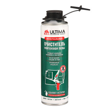 Очиститель монтажной пены 500 мл ULTIMA