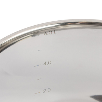 Кастрюля нерж. "Kukmara" "Orion" 6л Стекл.кр., d дна 220мм (подх. д/Индукц.пл.) ORN-CA6024G *1/4 Кастрюля нерж. "Kukmara" "Orion" 6л Стекл.кр., d дна 220мм (подх. д/Индукц.пл.) ORN-CA6024G *1/4