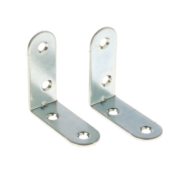 Уголок мебельный (кронштейн) МК 50*50 цинк (комплект 2 шт) *1/150