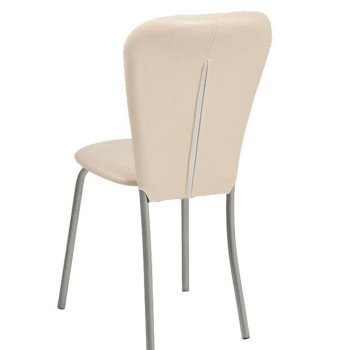 Стул FORPOST Кафе-2, 53x87x42 cм, экокожа, молочная рептилия, бежевый Стул FORPOST Кафе-2, 53x87x42 cм, экокожа, молочная рептилия, бежевый