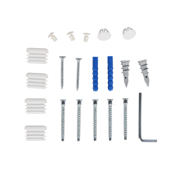 Вешалка настенная с полкой 2-х ярусная 670х270х545мм "Торонто 22Д" Белая ВСПТ22Д Б ("ЗМИ") *1