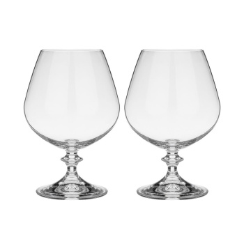 Набор бокалов для бренди 400 мл Crystalex Bohemia Анжела, 2 шт., стекло
