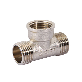 Тройник сантехнический 1/2"(Ø15) М/П/М CTM CRT12M12 (аналог ДЛ210) *10/90 Тройник сантехнический 1/2"(Ø15) М/П/М CTM CRT12M12 (аналог ДЛ210) *10/90