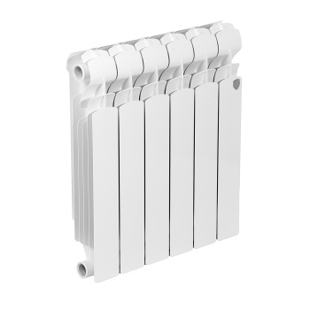 Радиатор биметаллический 6 секций Royal Thermo Indigo Super+, 500 мм, белый Радиатор биметаллический 6 секций Royal Thermo Indigo Super+, 500 мм, белый