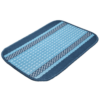 яяяКоврик 40*60 см на латексной основе "Madrid" "VORTEX" синий (арт.22443) *1/16