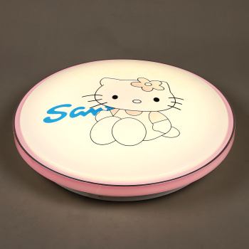 Светильник светодиодный акриловый 400мм 48W 8103/24W*2 04 PINK LED 3реж (тепл.и хол.свет,смеш) б/пул