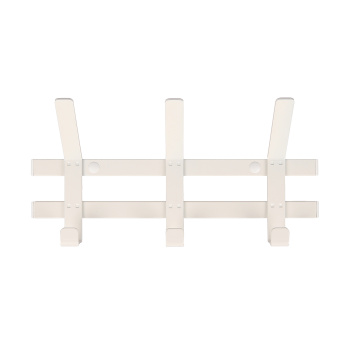 Вешалка настенная "Торонто 3" 364х174х91мм Белый ВНТ3 Б ("ЗМИ") *1