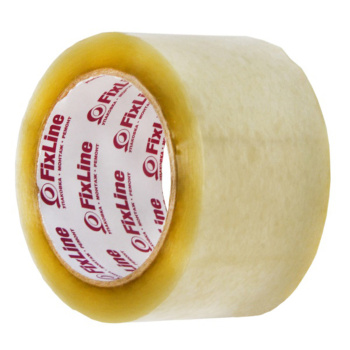Лента клейкая прозрачная 72мм х 95м "FixLine" *4/24