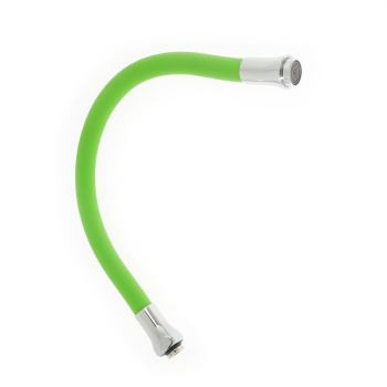 Излив для смесителя Рotato P68-4L гибкий силиконовый зеленый *1/40