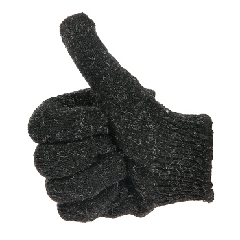 Перчатки полушерсть двухслойные черные (5 нитей) 80гр (478Р) Ladoni *10/200 Перчатки полушерсть двухслойные черные (5 нитей) 80гр (478Р) Ladoni *10/200