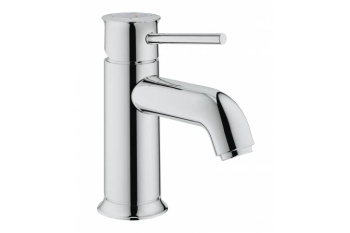 Смеситель для умывальника GROHE BauClassic 23162000, короткий излив, рычажный