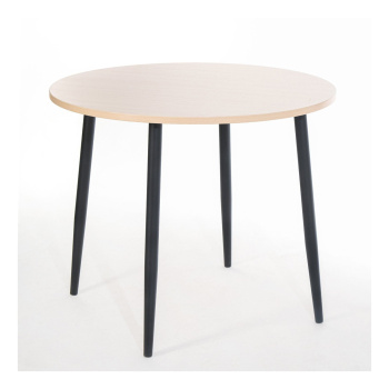 Стол СИЭТЛ столешница круглая D 900мм ЛДСП Дуб каньон+4 опоры D 40мм металл.Черный *1 Стол СИЭТЛ столешница круглая D 900мм ЛДСП Дуб каньон+4 опоры D 40мм металл.Черный *1