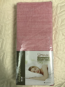 Пододеяльник бязь 2сп (175*215см) розовый Умная штучка (Павлина) *2/10