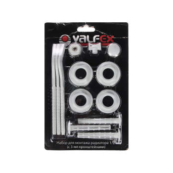 Набор для монтажа радиаторов VALFEX, 3/4", с 2 кронштейнами