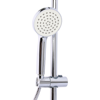 Смеситель д/ванны со стойкой для душа + ручной душ DEVIDA, коллекция GEMMA DVS1427-15 хром *1