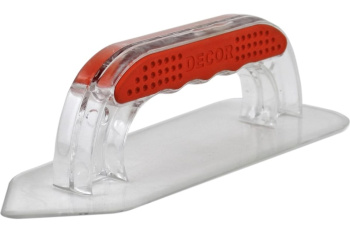 Кельма для декоративных покрытий DECOR 222х84 мм, угловая, пластик,  арт. 640-222