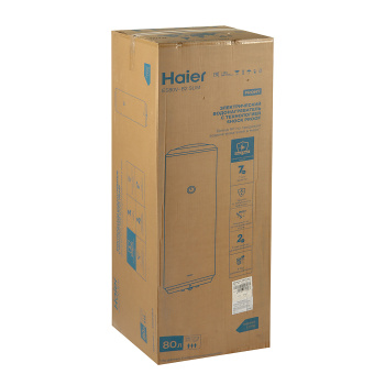 Водонагреватель накопительный 80 л Haier B2 Slim, 1.5 кВт, вертикальный Водонагреватель накопительный 80 л Haier B2 Slim, 1.5 кВт, вертикальный