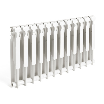 Радиатор биметаллический 12 секций STI, 500 мм, белый Радиатор биметаллический 12 секций STI, 500 мм, белый
