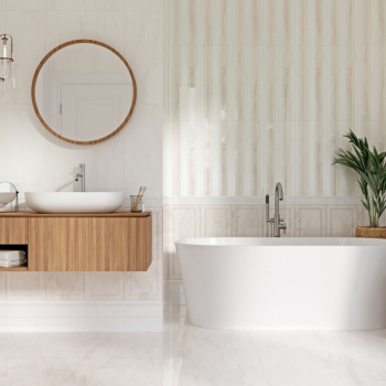 Плитка 60х25 см настенная 0.9 м² Gracia Ceramica Lira, бежевый, полосы