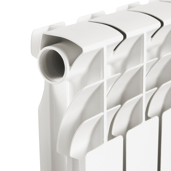 Радиатор биметаллический 4 секции VALFEX Optima Version 2.0, 500 мм, белый Радиатор биметаллический 4 секции VALFEX Optima Version 2.0, 500 мм, белый