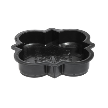 Форма для тротуарной плитки "Клевер Краковский Шагрень" малый 24 х 24 х 4 см Ф11023 *10/1500