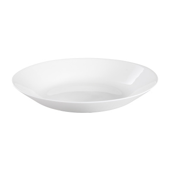 Тарелка стекло DECO глубокая d21,5см Белая без рисунка LMSP85 *48