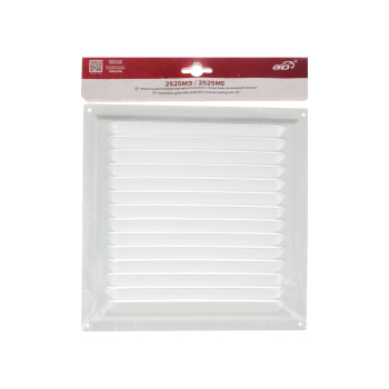 Решетка вентиляционная 250х250мм 2525МЭ ERA (металлическая с сеткой) *1/25