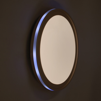 Светильник светодиодный акриловый 460мм 60W 9142 RGB 30W*2 white 3 реж., RGB с пультом S=25м2 VERNER