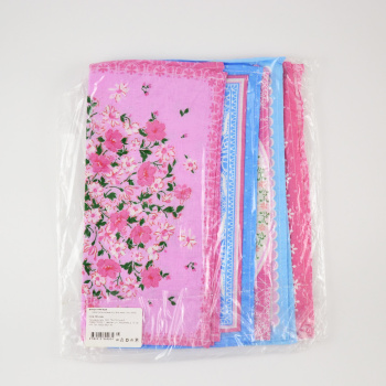 Платки носовые женские комплект 10шт цвет в ассортименте *10