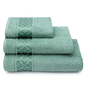 Полотенце махровое 70*130см Osman цв.16-5907 зеленый 460гр/м2 ПЦ-3501-5767 *2/8
