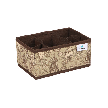 Органайзер д/хранения нетканый материал "Морская история" 210x140x100мм,5секц. х 2ШТ Д70702.018*1/60