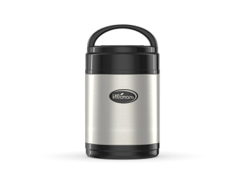 яяяТермос нерж."Биосталь" 1,8л Шир.горло, с 3-мя металл.контейнерами NR-1800-3 *1/12