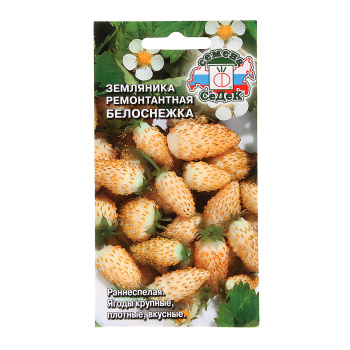 Семена Земляника Белоснежка  0,04гр СеДеК *10/100