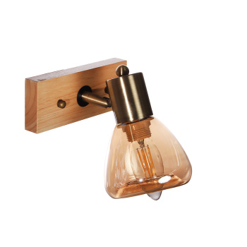 Светильник настенный (спот) N5104/1 AB+WOOD Е14 1*40W   VERNER LIGHTING *1 Светильник настенный (спот) N5104/1 AB+WOOD Е14 1*40W   VERNER LIGHTING *1