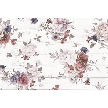 яяяДекор-панно Шебби Шик белое 400*600*8 1606-0006-1001  (из 2-х плиток) Ласселсбергер *1