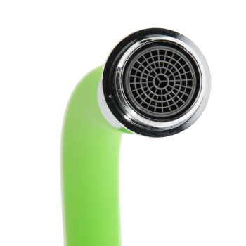 Излив для смесителя Рotato P68-4L гибкий силиконовый зеленый *1/40