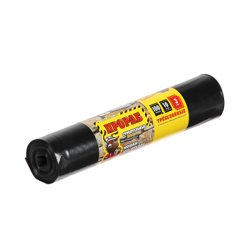 Мешки для мусора 100л*10шт толщ.70мкм Трехслойные "Прораб" ПВД ПБ100/10/10/3с "Ромашка"* 10 Мешки для мусора 100л*10шт толщ.70мкм Трехслойные "Прораб" ПВД ПБ100/10/10/3с "Ромашка"* 10