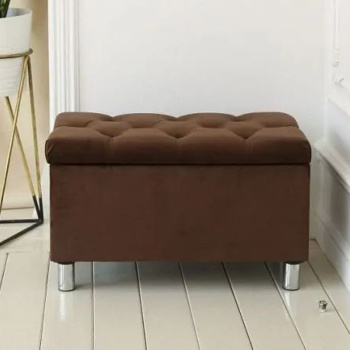 Банкетка FORPOST, 40х48х75 см, каретная стяжка, велюр конфетти корица, коричневый Банкетка FORPOST, 40х48х75 см, каретная стяжка, велюр конфетти корица, коричневый