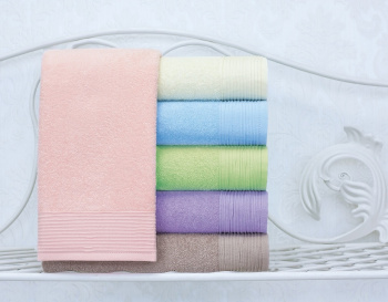 Полотенце махровое 70*130см Палитра Ваниль 00 МХ30 Aquarelle/Самойловский текстиль *1/10