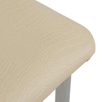 Стул FORPOST Волна, 40x98x58 см, молочная рептилия, бежевый