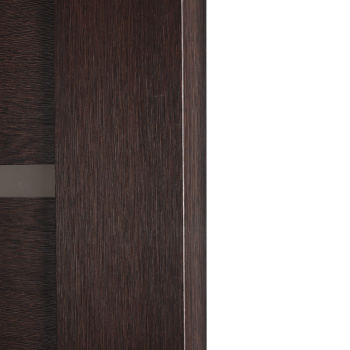 Дверное полотно остекленное BROZEX-WOOD Comfort-2, 2000х700х36 мм, кедр венге 3D