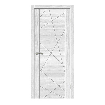 Дверь межкомнатная глухая ESTETICA 304 ПВХ Санторини Белый 900 мм BROZEX-WOOD *1