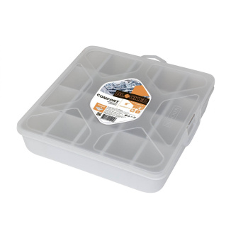 Органайзер д/хранения мелочей пластм. "Master-comfort 8" прозрачный матовый BR3771ПРМТ *1/32