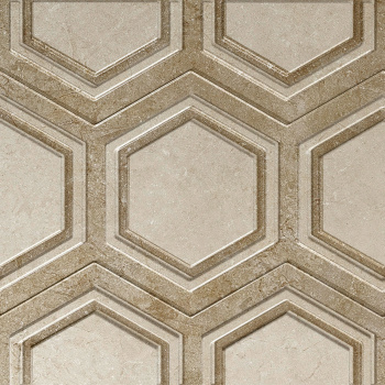 Декор Рона бежевый 250*500 (1*8) ВКЗ