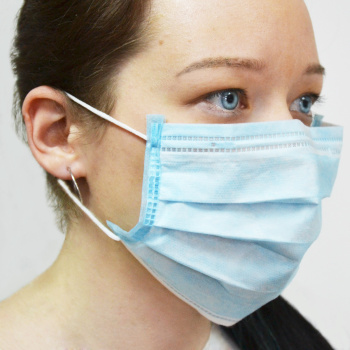 Маска защитная санитарно-гигиеническая трехслойная *50/2000