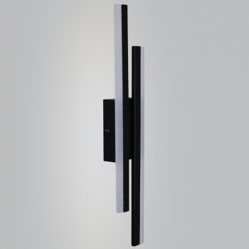 Бра 86233-9.2-001U LED2Х8W BK LED 16W   *1/20