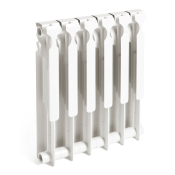 Радиатор биметаллический 6 секций STI, 500 мм, белый Радиатор биметаллический 6 секций STI, 500 мм, белый