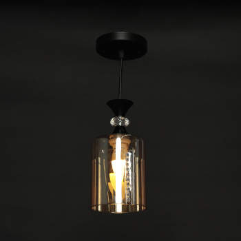 Люстра N5601/1H 1*40W  E27 (d-130; h-260/h700)  VERNER LIGHTING *1