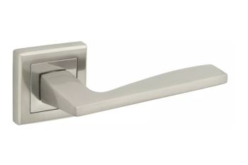 Ручка раздельная НИКЕЛЬ матовый A 201 SN Фабрика Замков *1/5/20